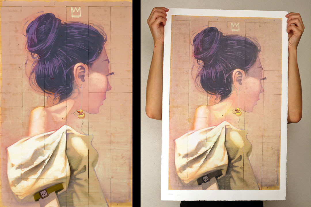 myFINBEC - Sainer Etam Cru signed lithograph art print