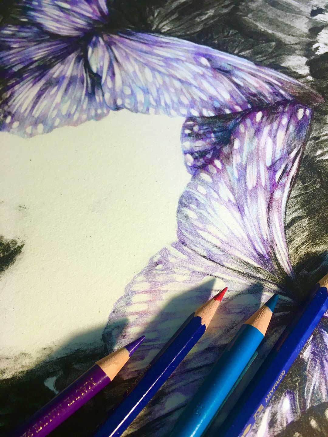 MARCO MAZZOINI HAND EMBELLISHED ART PRINT