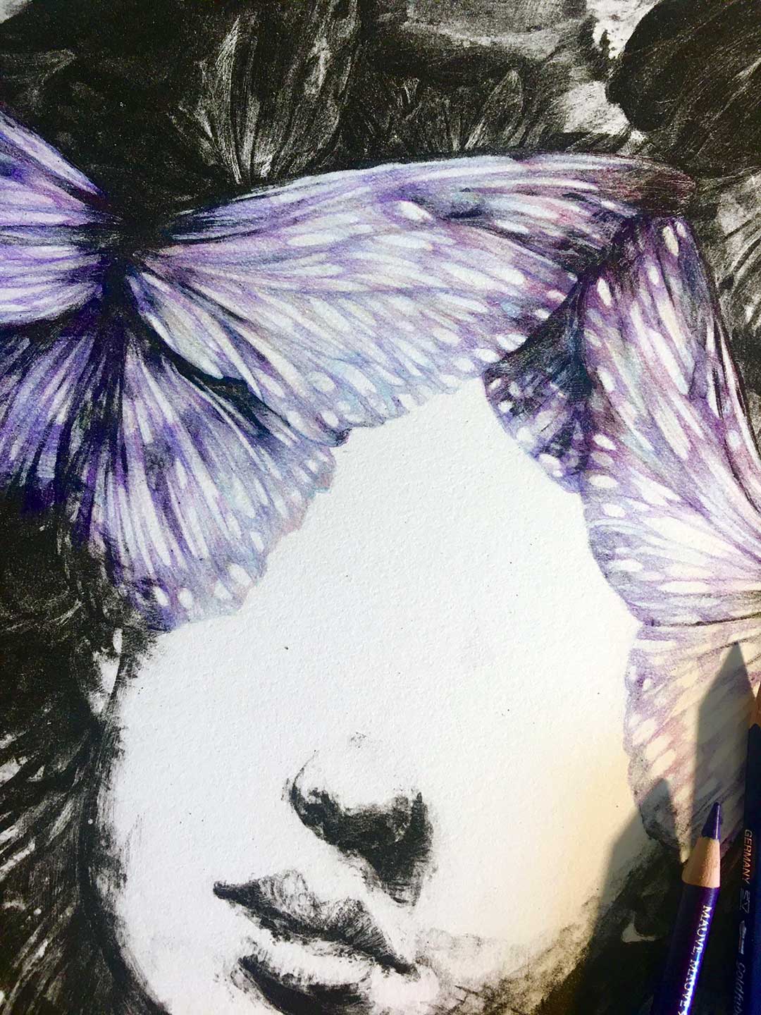 MARCO MAZZOINI HAND EMBELLISHED ART PRINT