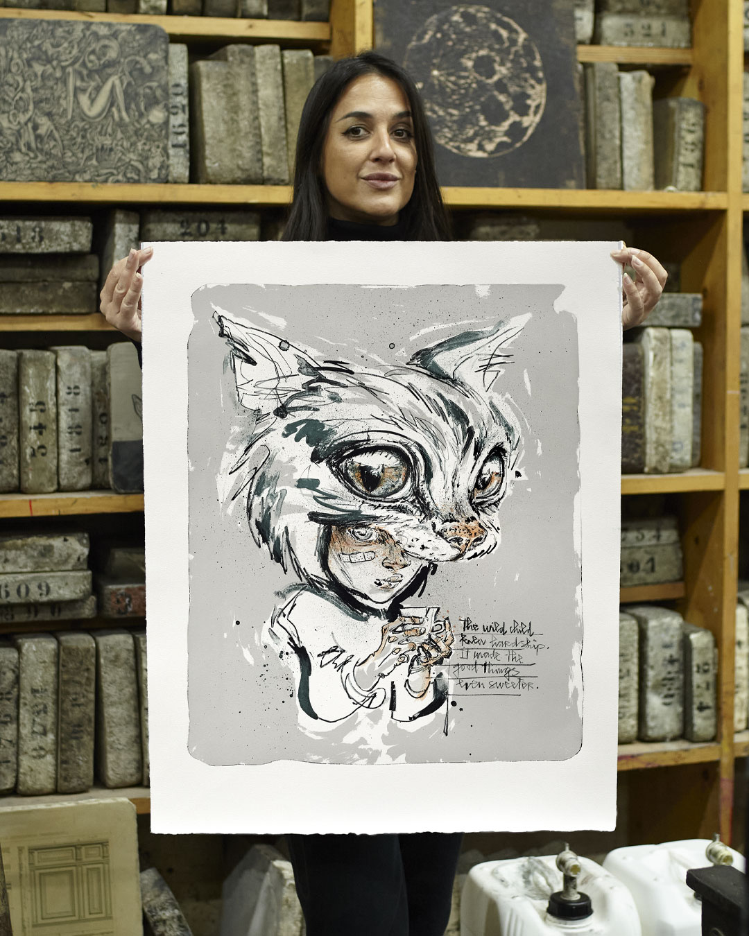 HERAKUT SIGNED ART PRINT